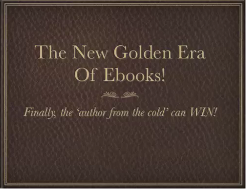 The Golden Era of Ebooks is here